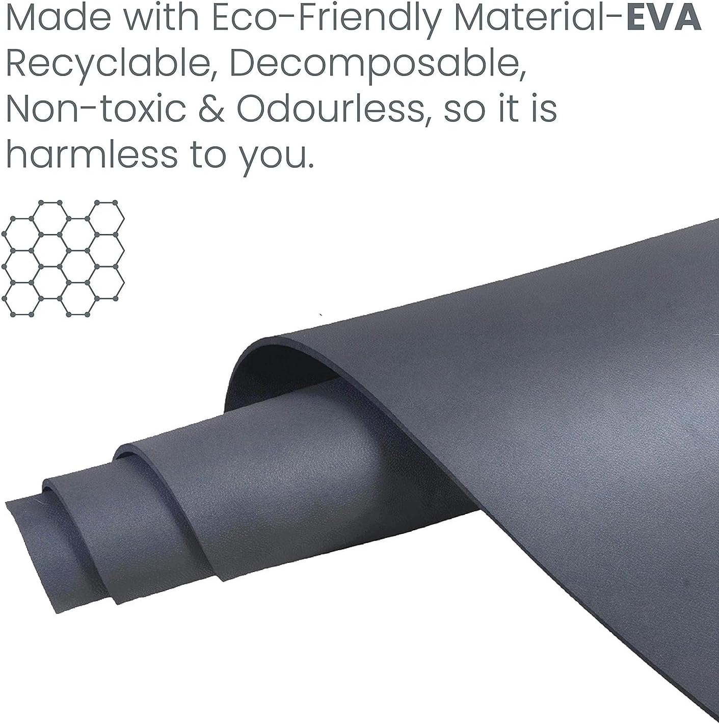 Stag Yoga Mantra Asana Grey Mat (6 Mm) with Bag | Home and Gym Use for Men and Women | with Cover | for Yoga, Pilates, Exercises image number 5