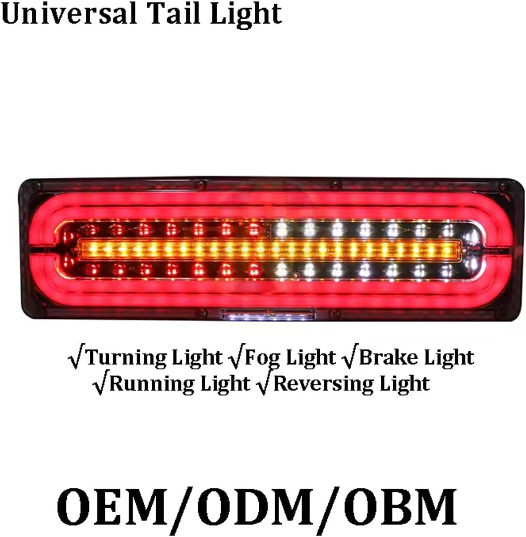 AIMALL 2 PCS Ultra-Bright Sequential LED Tail Lights for Trailers, Utes, Caravans, Trucks | 10-30V Power | Multifunction Stop, Tail, Indicator, Reverse image number 5