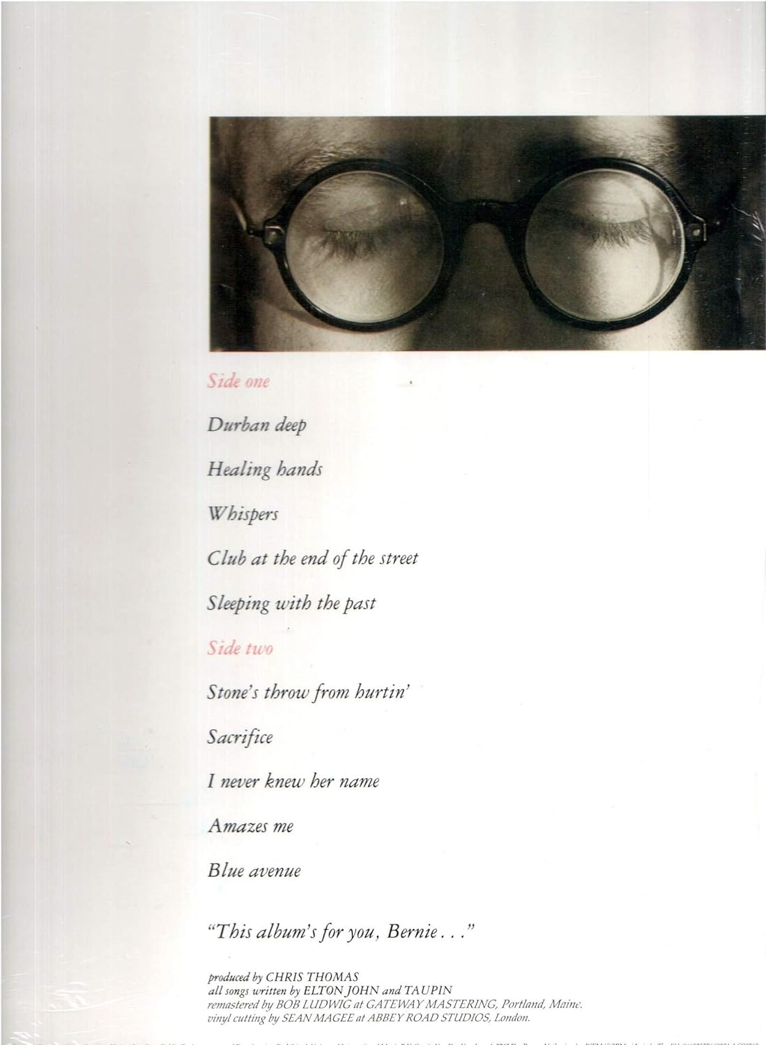 Sleeping with the past (2017 Remaster) image number 1