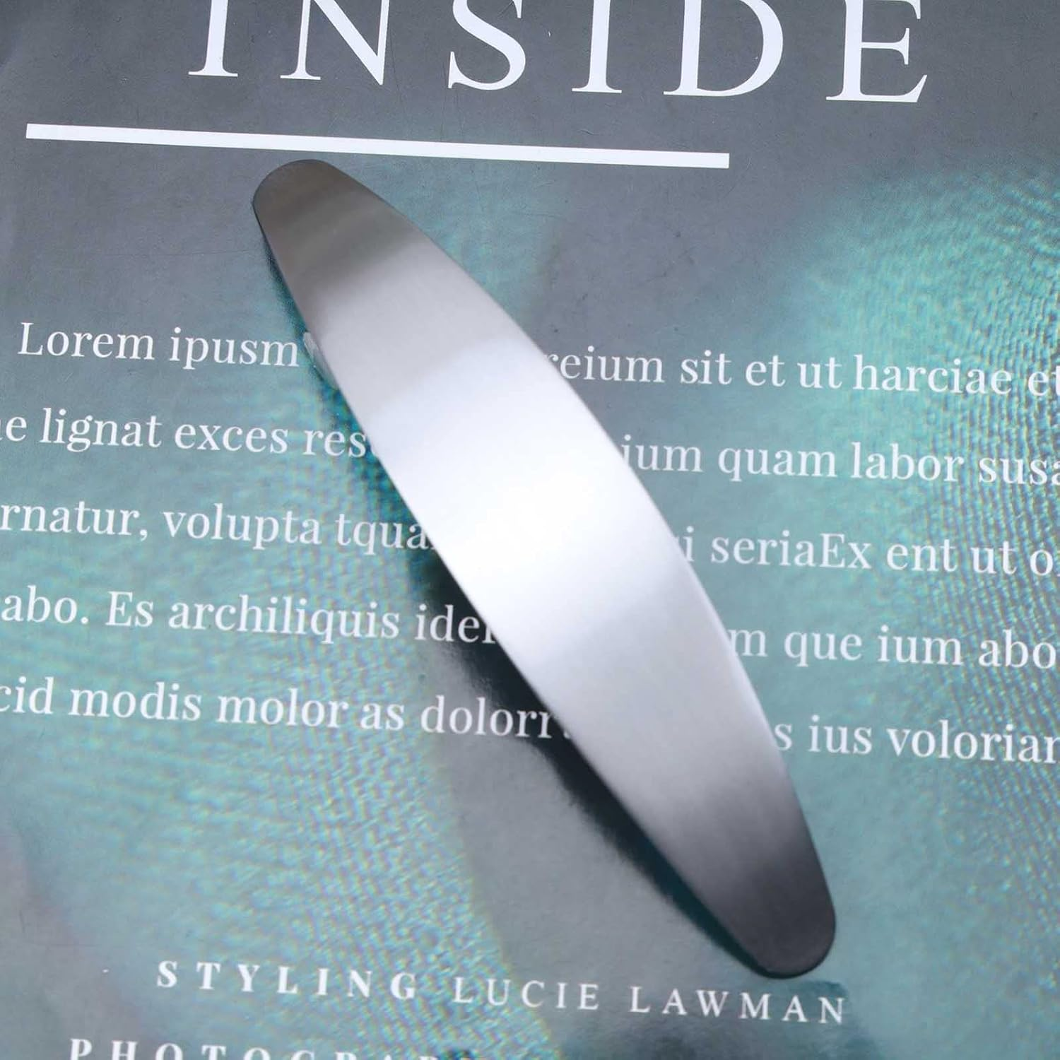 Wendalern Snap Hair Pin Clip Silver Bun Hair Clip Metal Hair Holder Clips Minimalist Hair Clips Decorative Hair Accessories for Women and Girls - Gold image number 5