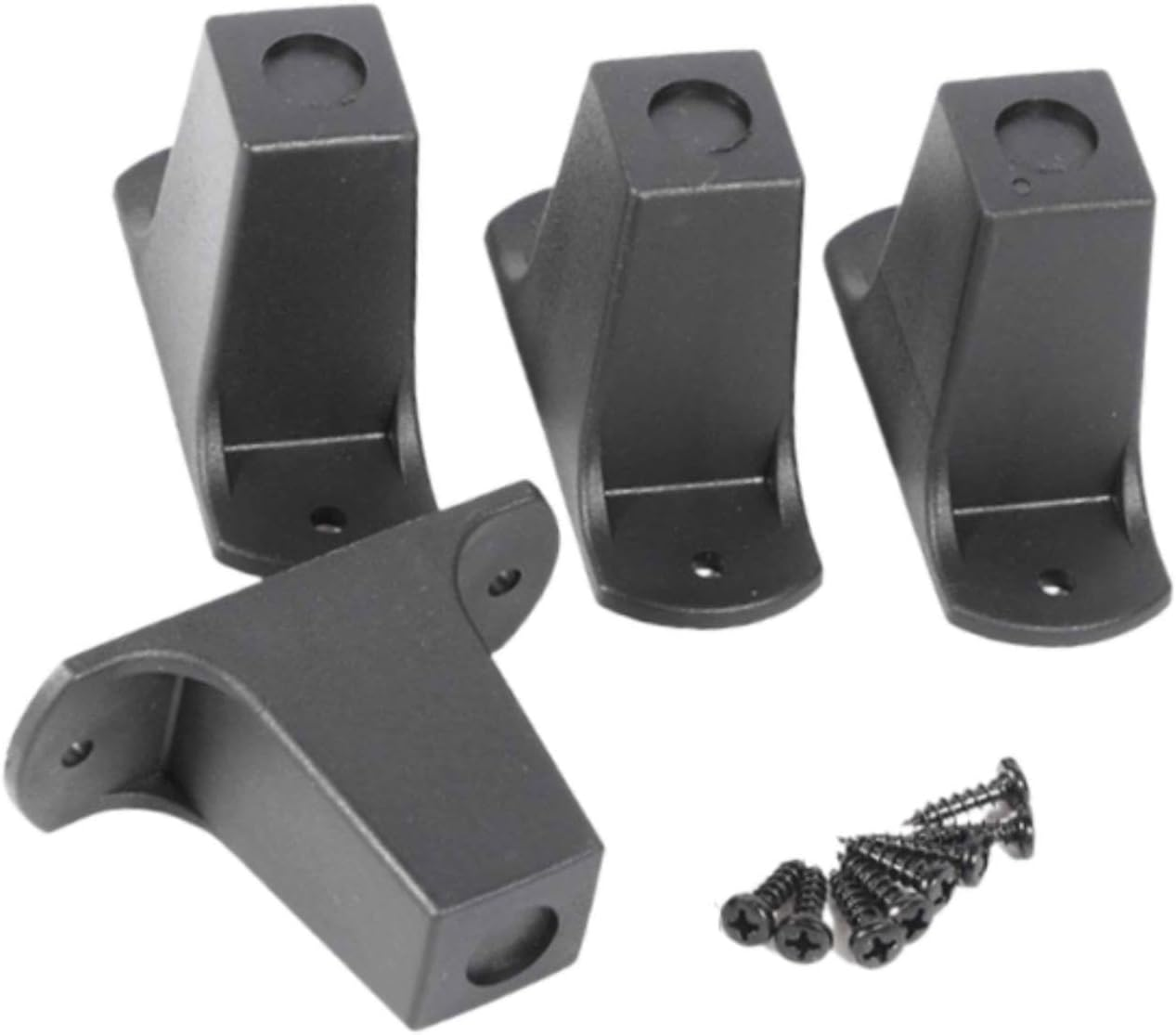 Leeqinersw 4X Rolling Duffle Bag Feet,Foot Stand Multipurpose Upright Luggage Bottom Feet for Wheeled Speaker Accessories, 45Mm Height image number 6