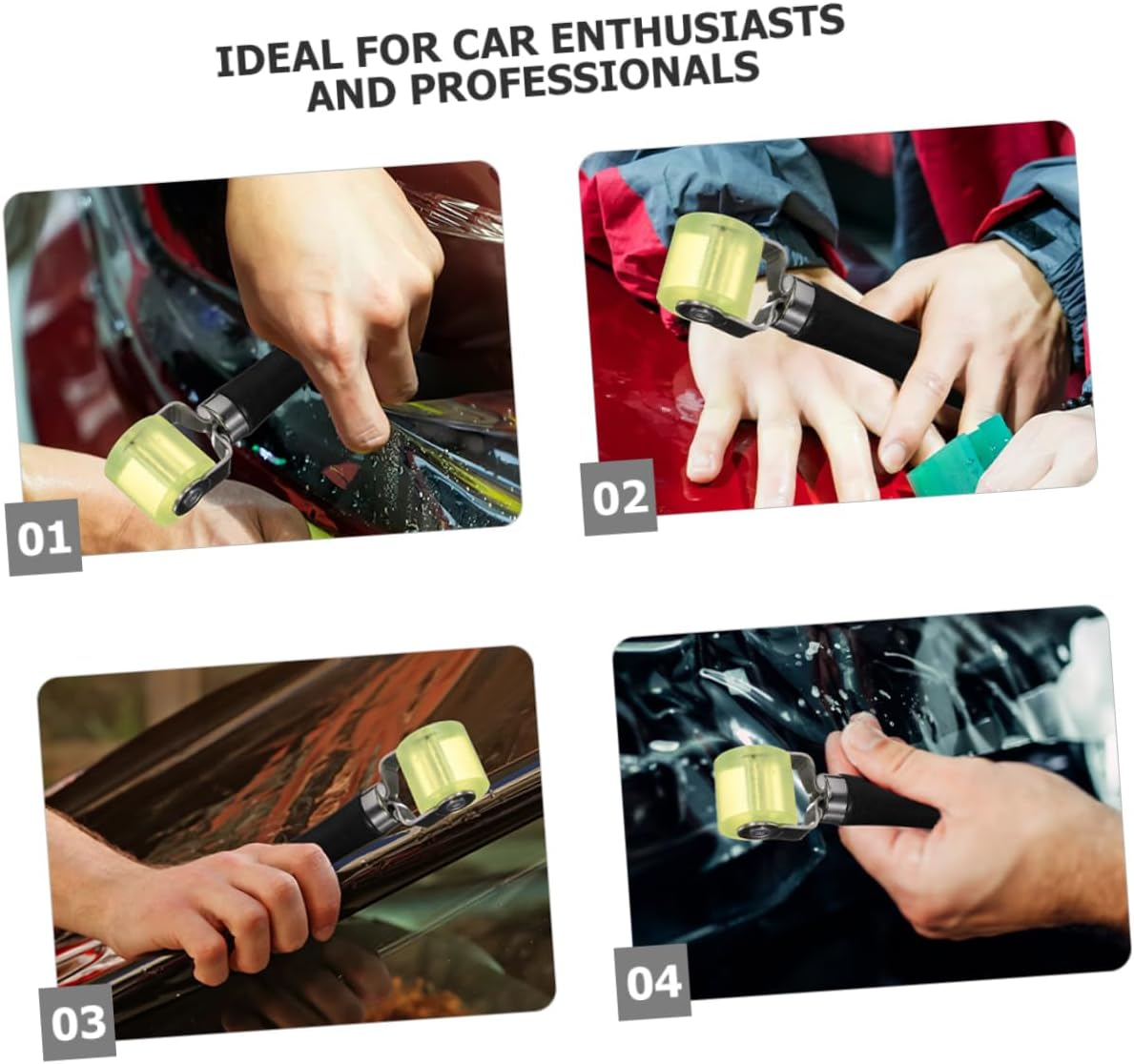 Anneome Automotive Sound Deadening Roller Rubber Insulation Tool for Noise Control and Reduction Vehicle Interiors Easy Installation for Comfortable Driving image number 3