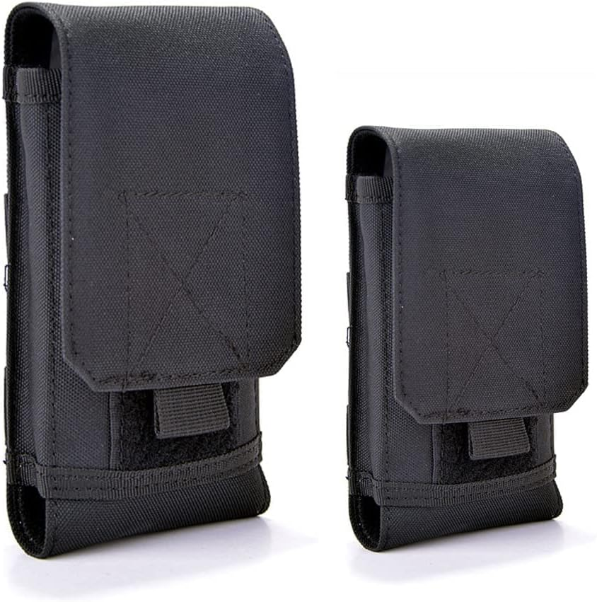 Universal Tactical MOLLE Holster Army Mobile Phone Belt Pouch EDC Security Pack Accessory Waist Bag Case Compatible Iphone 16 Pro X XS Max XR 7 8 6/6S plus Samsung Galaxy S24 S23 S22Plus image number 1