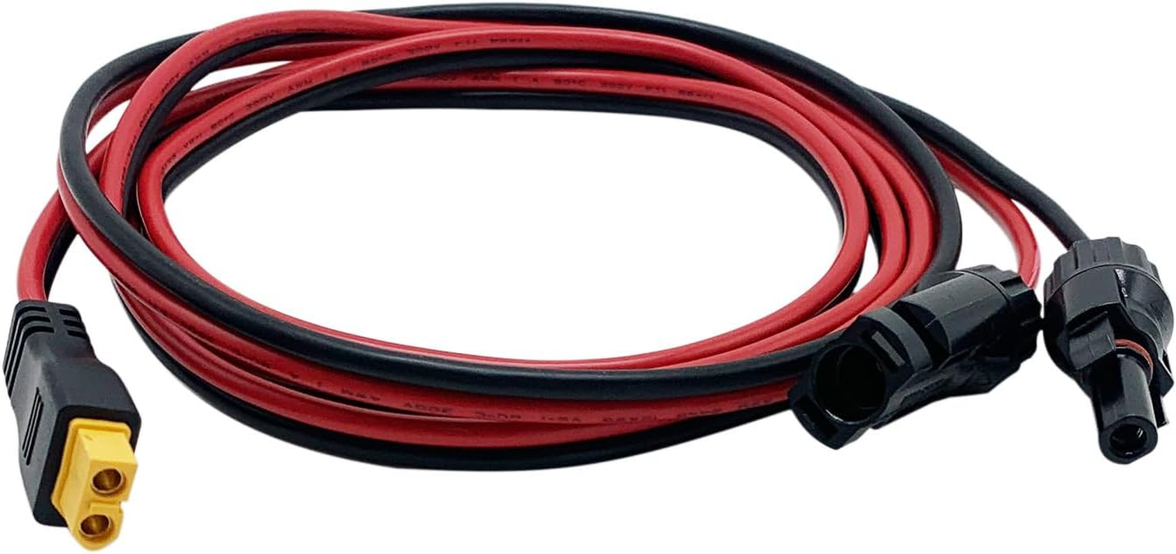 3M Solar to XT60-F Extension Cable 12AWG, Solar Panel to Battery Adapter, for Portable Power Station,Generator image number 3