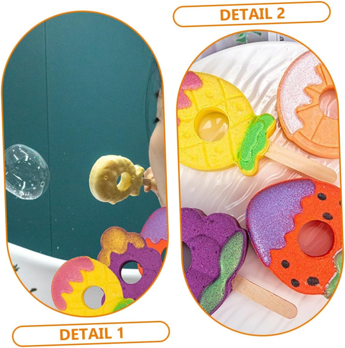 Ipetboom 4Pcs Ball Bathing Bomb Rich Foaming Aroma Bath Salt Bomb for Boys and Girls