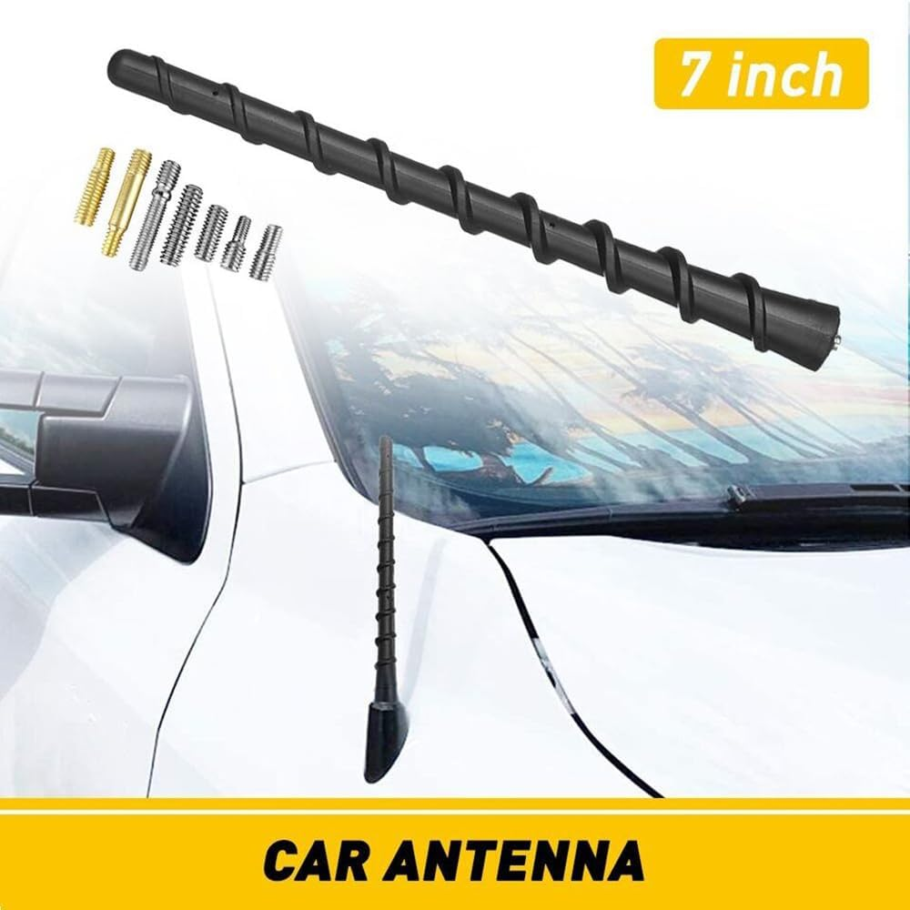 1Pcs 7Inch Car Antenna Compatible for Dodge Ram Compatible for Ford F150 2009-2023 Auto Parts Truck Accessories Antenna Replacement image number 5