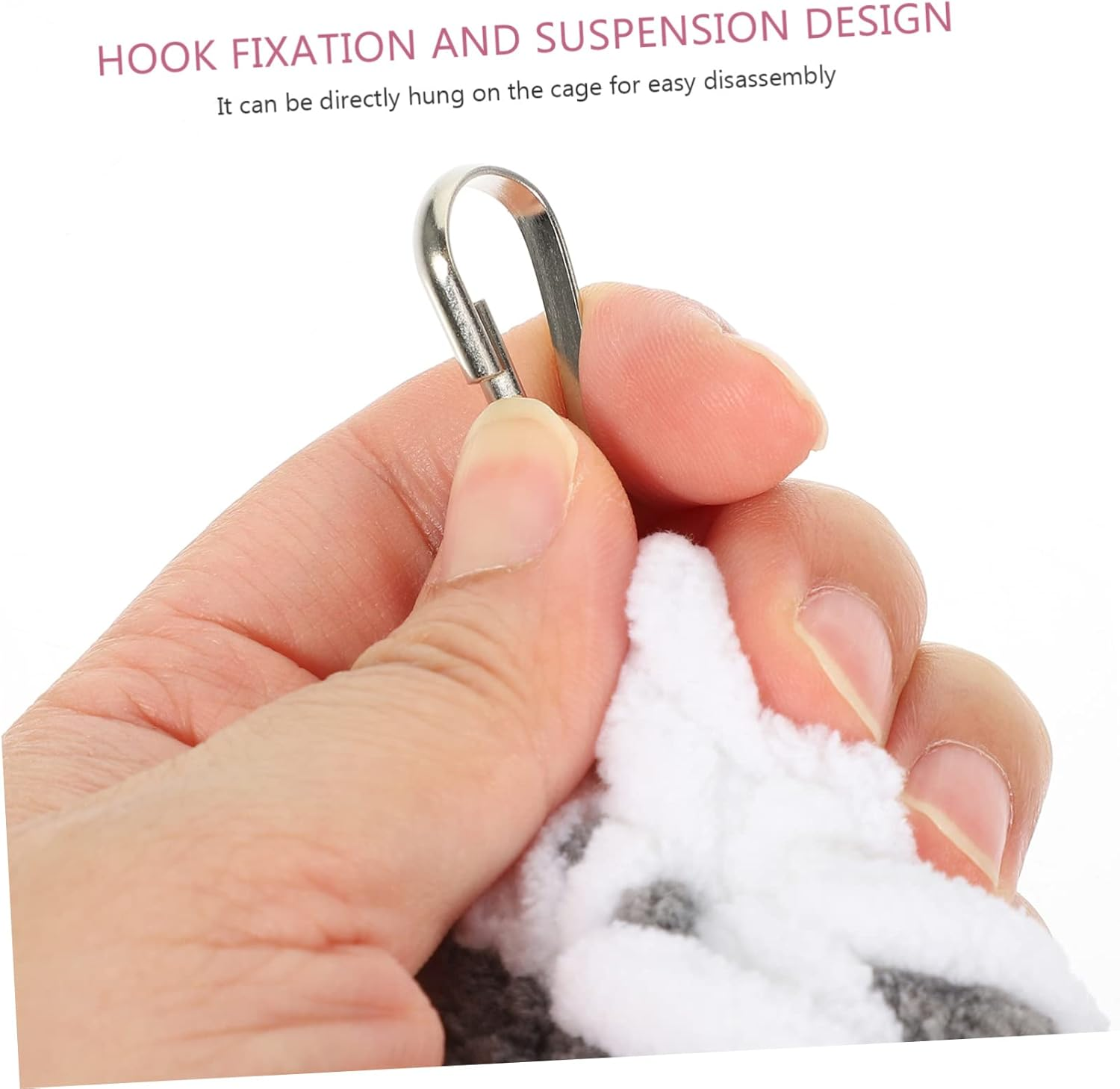 BELLIFFY Climbing Rope Toys for Rats Guinea Pigs Hamsters Sugar Glider Toy Wear-Plaything Portable Rat Plaything Cage image number 6