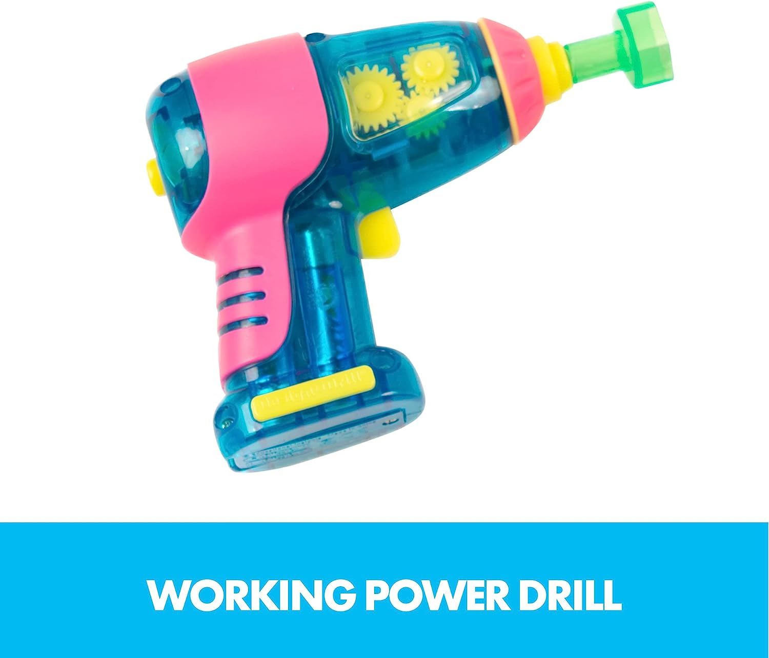 Educational Insights Design & Drill Brightworks, STEM Learning with Toy Drill, 53 Pieces, Ages 3+, Multicolored image number 6