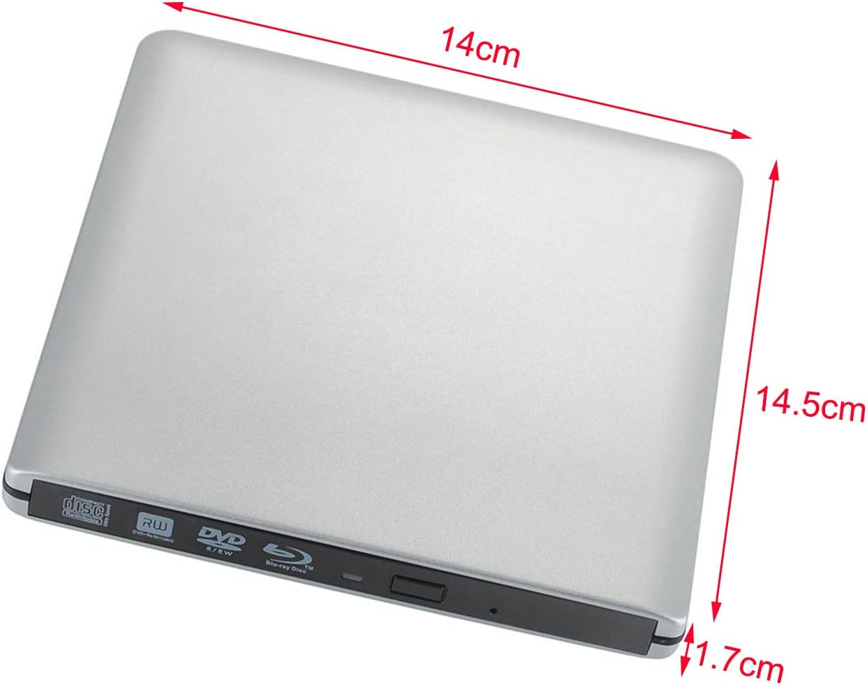 Artudatech 6X Blu-Ray BD Burner External BD Writer CD DVD Drive USB 3.0 Disc Burner Player Writer for Desktop Laptop/Mac/M-Ac-Book Pro/Air/Windows XP/7/8/10 Mac OS image number 2