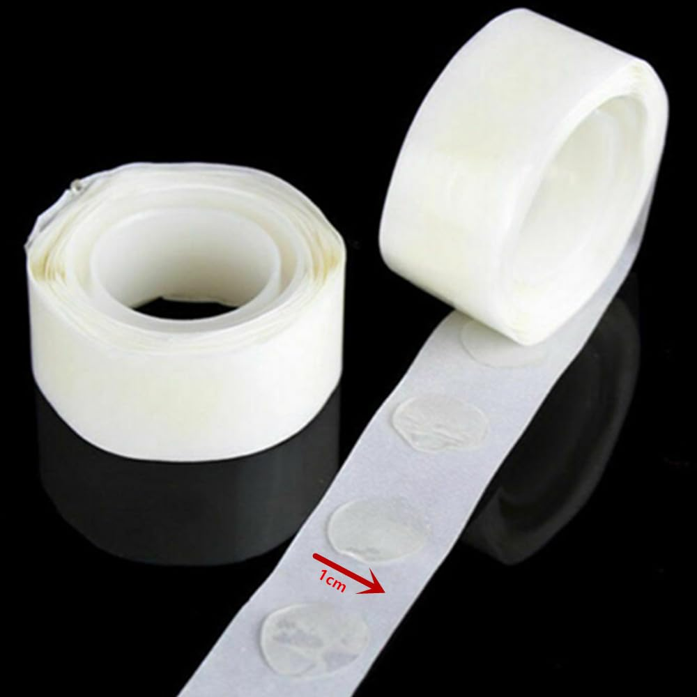 Cuicanfla Balloon Magic Glue Dots, 1000Pcs Point Dots Balloon Glue Easy Removable Adhesive Point Tape, for Gift Wrapping, Wedding Balloon Garland, Birthday Party image number 5