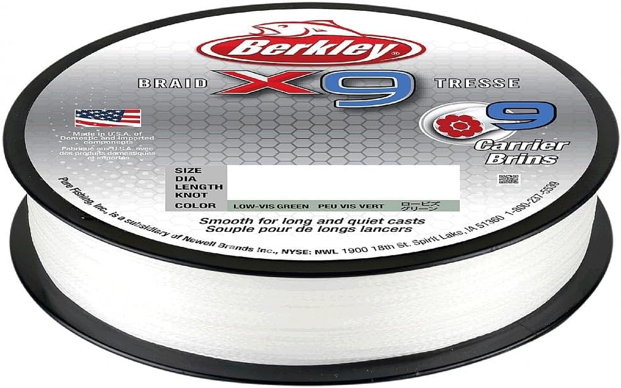 Berkley X9 Geflochtene Angelschnur 9-Fache Geflochtene Schnur Zum Salzwasser- Und Swasserangeln image number 3