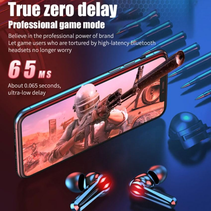 PRENDELUZ Wireless Bluetooth Headphones for Video Games, Noise Reduction image number 2