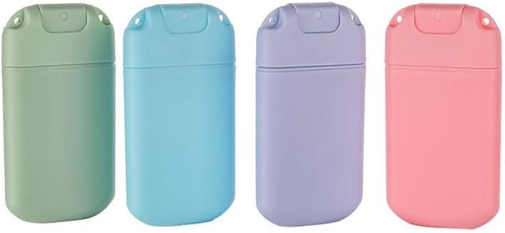 4Pcs Square Portable Card Spray Bottles, Plastic, Pink, Blue, Leak-Proof, Easy to Carry image number 3