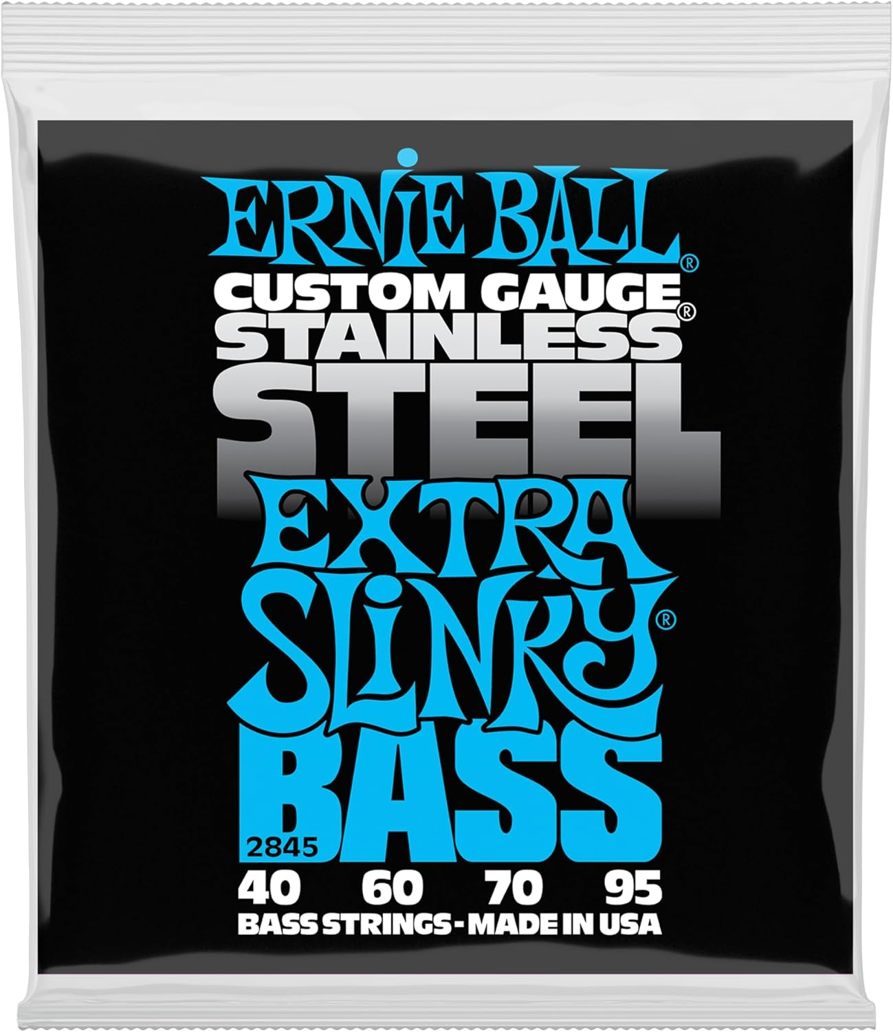 Ernie Ball Regular Slinky Stainless Steel Electric Bass Strings - 50-105 Gauge image number 1