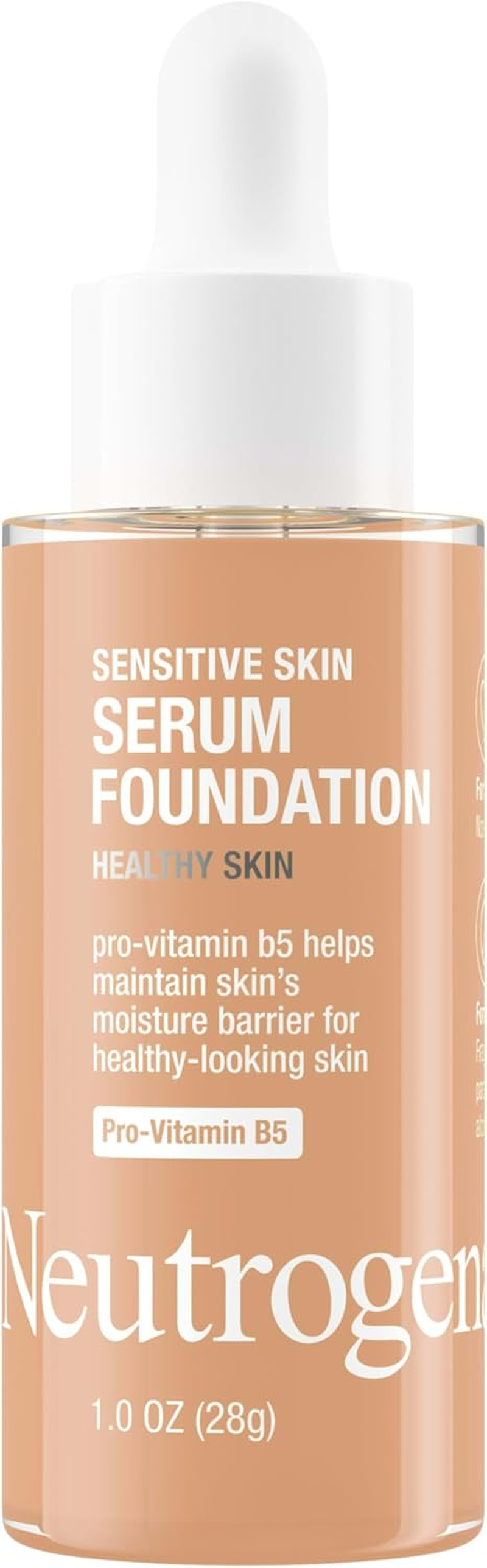Neutrogena Healthy Skin Sensitive Skin Serum Foundation with Pro-Vitamin B5, Color Correcting & Pore Minimizing Liquid Foundation & Face Serum, Buildable Coverage, Medium 02, 1 Oz image number 3