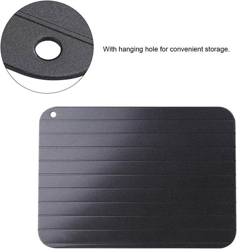 Meat Defroster Tray, Defrosting Tray, 23 * 16.5 * 0.2Cm for Meat Food Home Kitchen