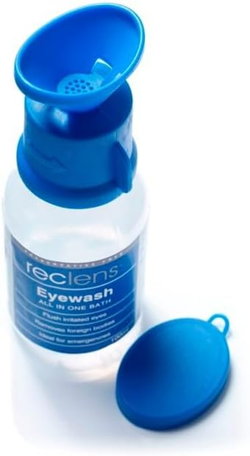 Reclens Eyewash with Eye Cup, 100 Ml image number 2