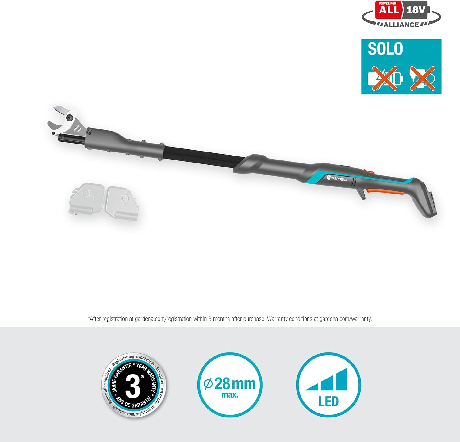 Gardena Battery Pruning Lopper Easycut 110 Skin image number 2