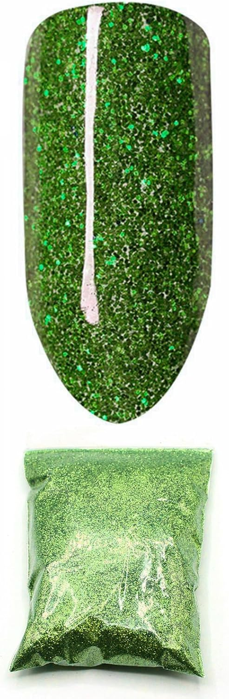 Tootoo 50G Fine Glitter Dust Powder Holographic Iridescent Metallic Body Nail Art Craft (Orange)