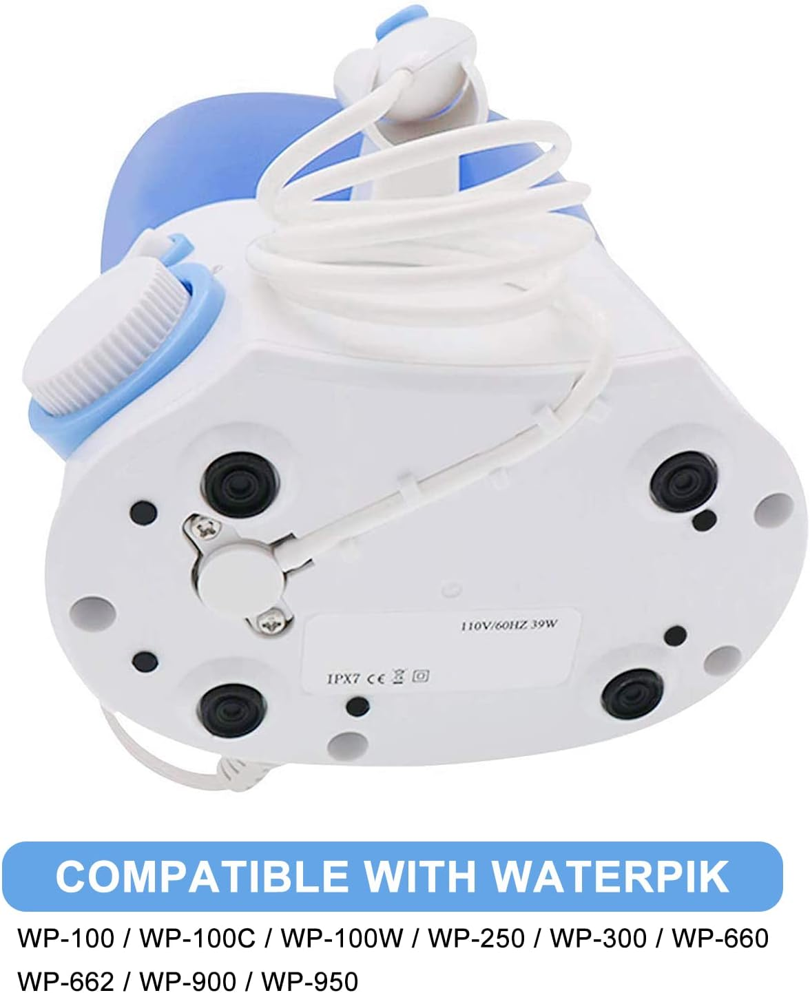 RAXSEG Oral Hygiene Accessories Compatible with Waterpik WP-100, WP-900 Replacement Kit for Ultra Water Flosser, Pack of 1 Handle/Hose image number 6