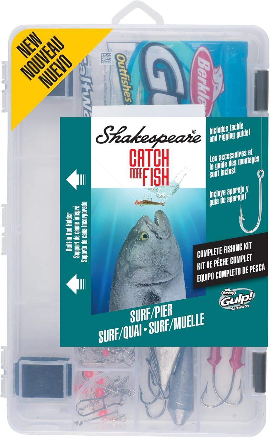 Shakespeare Catch More Fish Fishing Tackle Kit image number 3