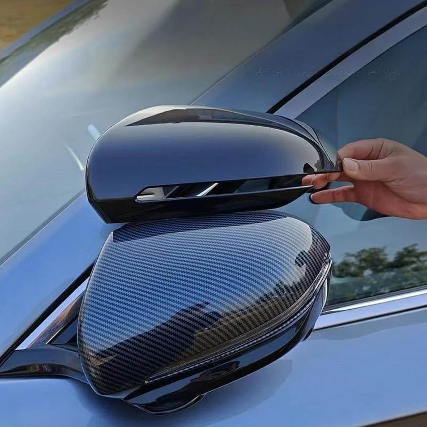 BYD Sealion 7 Mirror Cover Protector Scratch & Impact Resistant, Perfect Fit BYD Sealion 7 Accessories image number 2