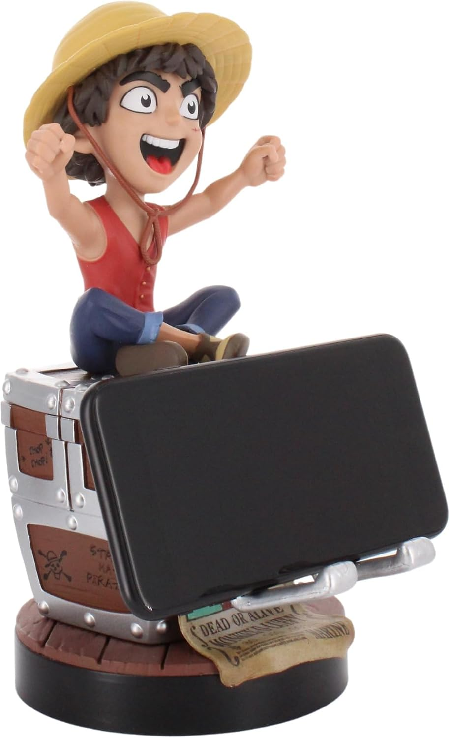 Cable Guys R.E.S.T - Netflix: Luffy 'Wanted Poster' Original Controller and Phone Holder (Xbox, Playstation, Nintendo Switch) & Phone (Iphone, Samsung, Google) image number 2