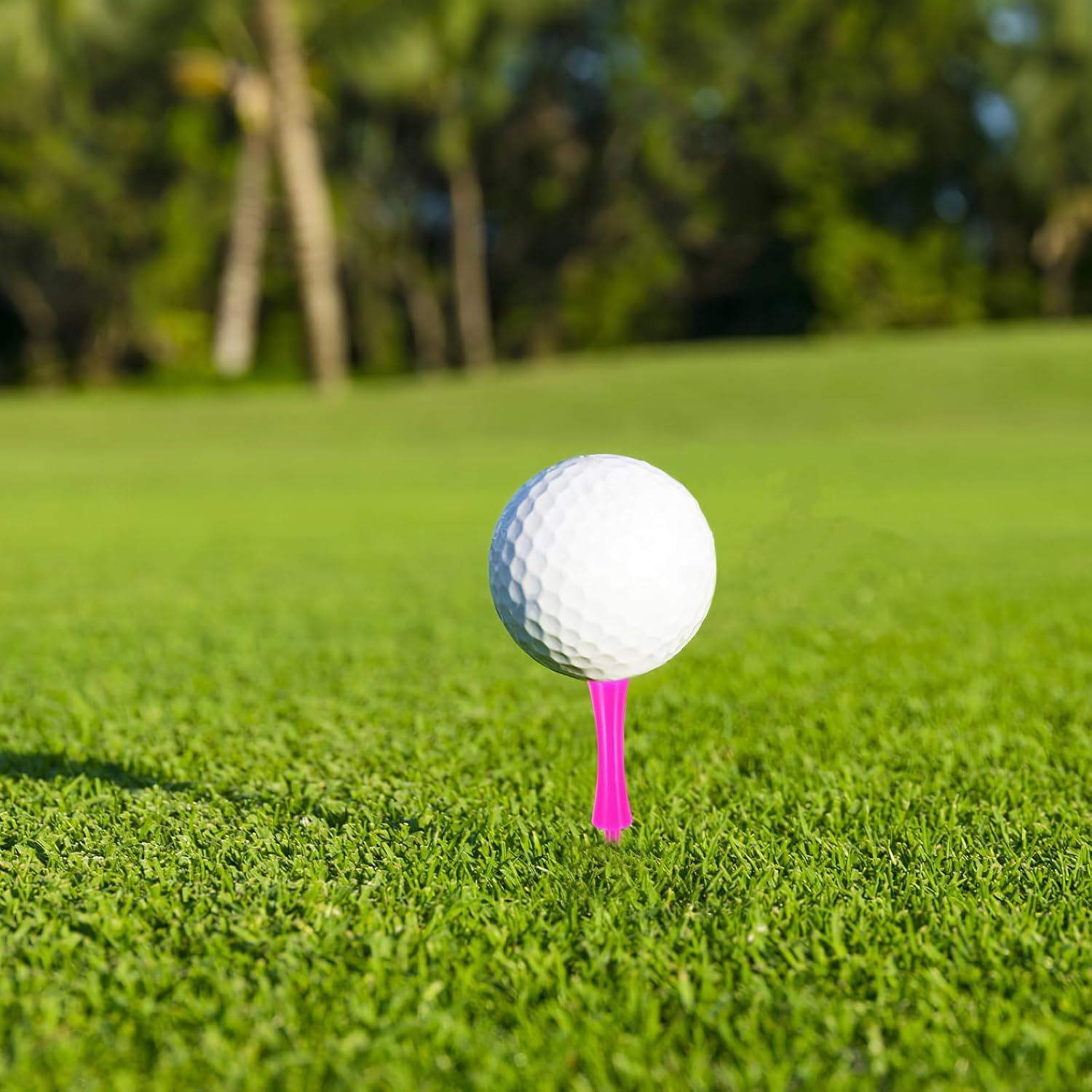 Sosoport 40Pcs Plastic Golf Tees Unbreakable Golf Tees Durability and Stability Golf Tee Mixed Colors