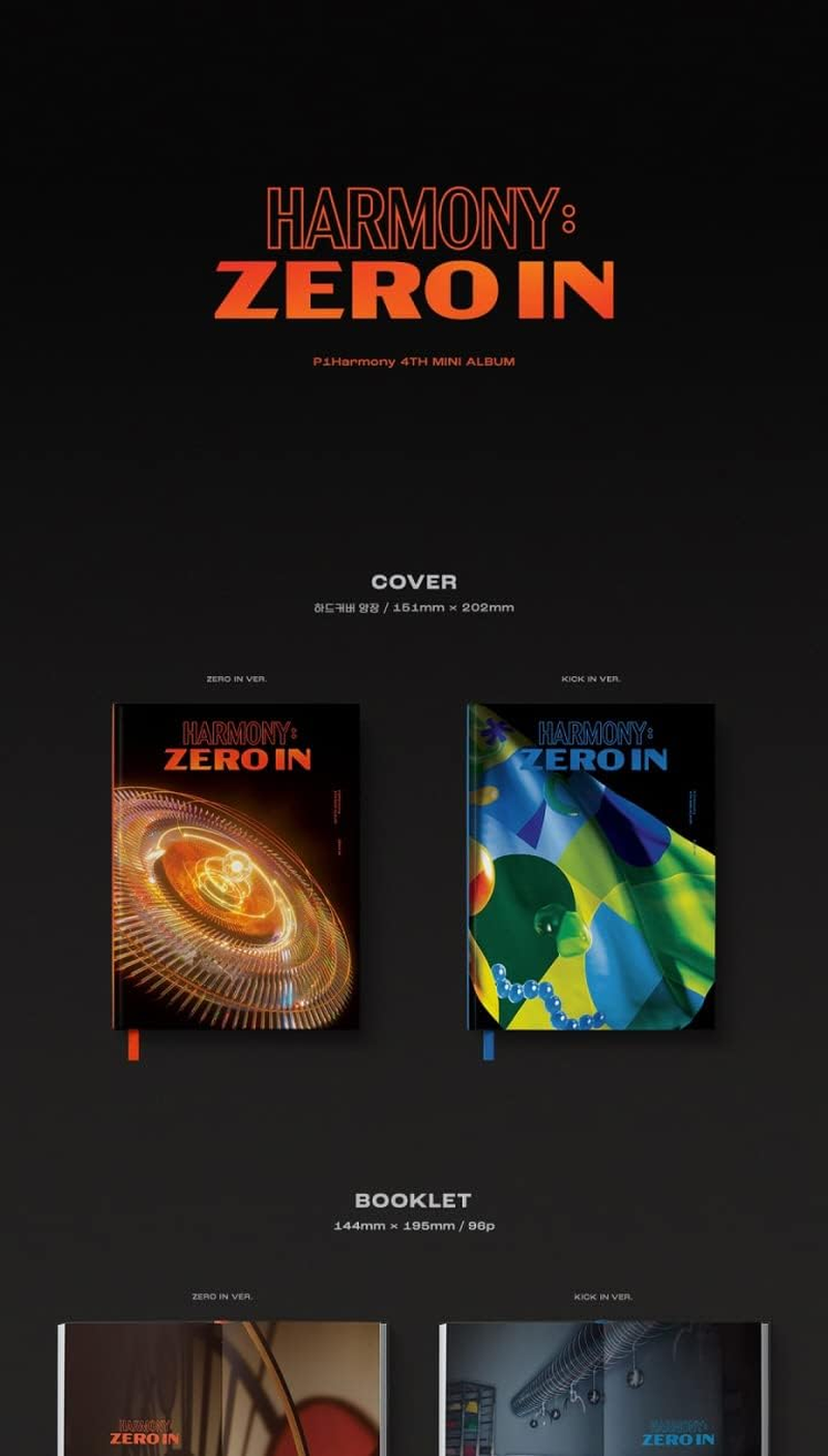 P1HARMONY HARMONY : ZERO in 4Th Mini Album ZERO in Version Cd+96P Booklet+1P Standing Photocard+1Ea LOGO Sticker+1Ea Photo Stamp+1P Special Photocard+1P Selfie Photocard+Tracking Sealed image number 2