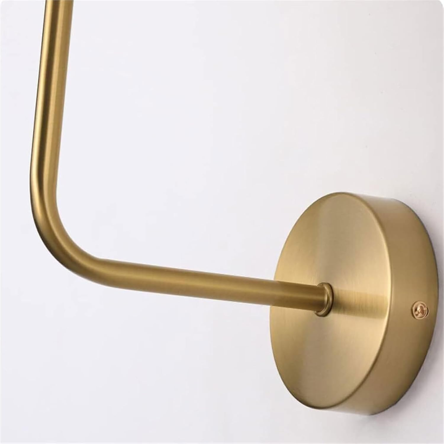 Metal Wall Lamp Lighting Fixture Wall Lamp with Pleated Fabric Lampshade LED Wall Lamp for Bedroom Bedside Bathroom Wall Lighting image number 3