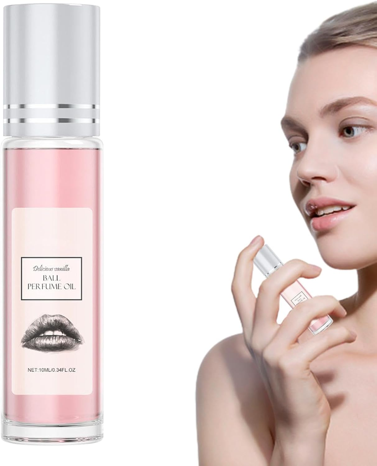 Roll Perfume for Women, Travel Rollerball Perfume, 10Ml Pheromone Perfume, Long-Lasting Roll- Oil Fragrance, Refreshing Roll- Perfume, Travel Size Perfume for Women, Pheromone Scented Perfume