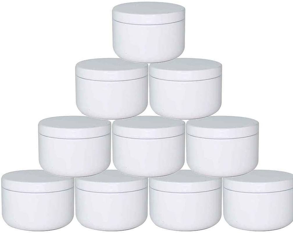 Mnixy 20 Pack 50Ml Pink Aluminum Candle Jars with Sliding Lids, Round, Solid, Snap Closure, High Temp Resistant, Reusable, DIY Candle Making, Crafts, Gift, Tea Candy Storage - Black image number 3