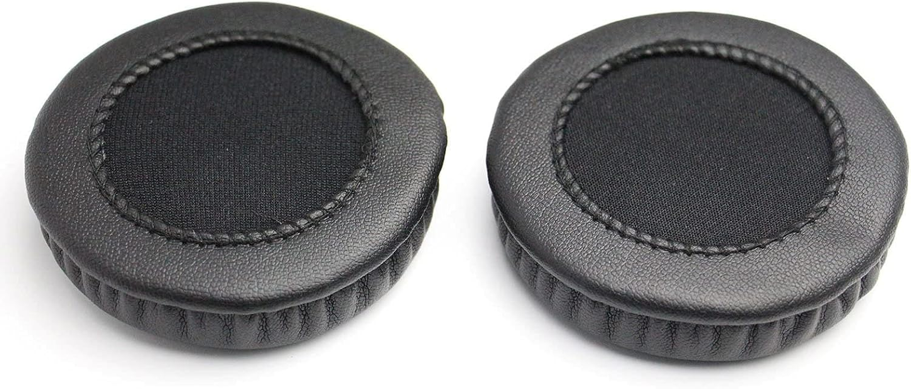 Yizhet 1 Pair 70 Mm round Replacement Faux Leather Ear Pads Compatible with Sony MDR Headphones (Diameter 70 Mm, Black) image number 6