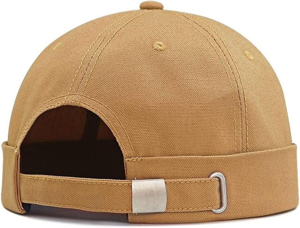 Yizhichu19900502 Brimless Cap Skullcap Rolled Cuff No Visor Beanie Sailor Hat for L/XXL Big Head