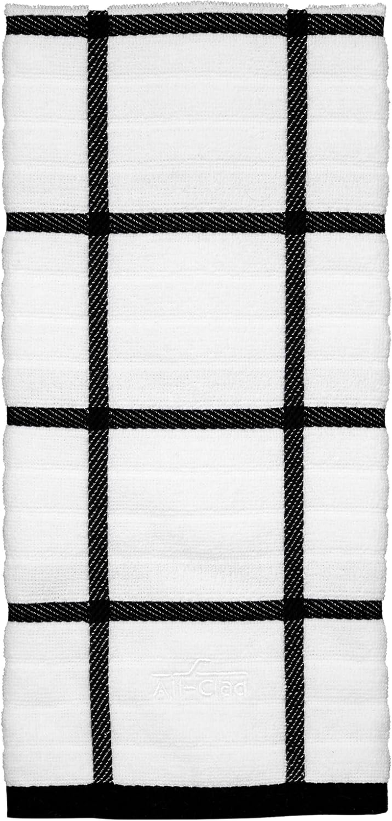 All-Clad Textiles 100-Percent Combed Terry Loop Cotton Kitchen Towel, Oversized, Highly Absorbent and Anti-Microbial, 17-Inch by 30-Inch, Solid, Pewter Grey Solid Pewter