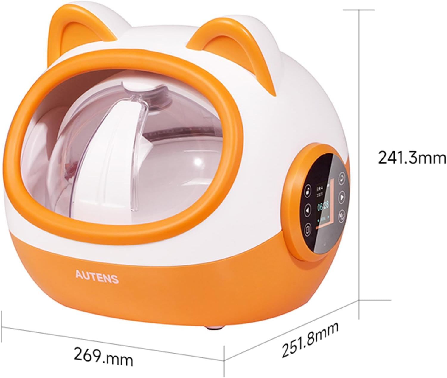 AUTENS RFID Automatic Cat Feeders, Automatic Pet Feeder for Cats and Small Dogs, for Separate Dietary Needs, Prevent Food Stealling with Light Collar Tag image number 4