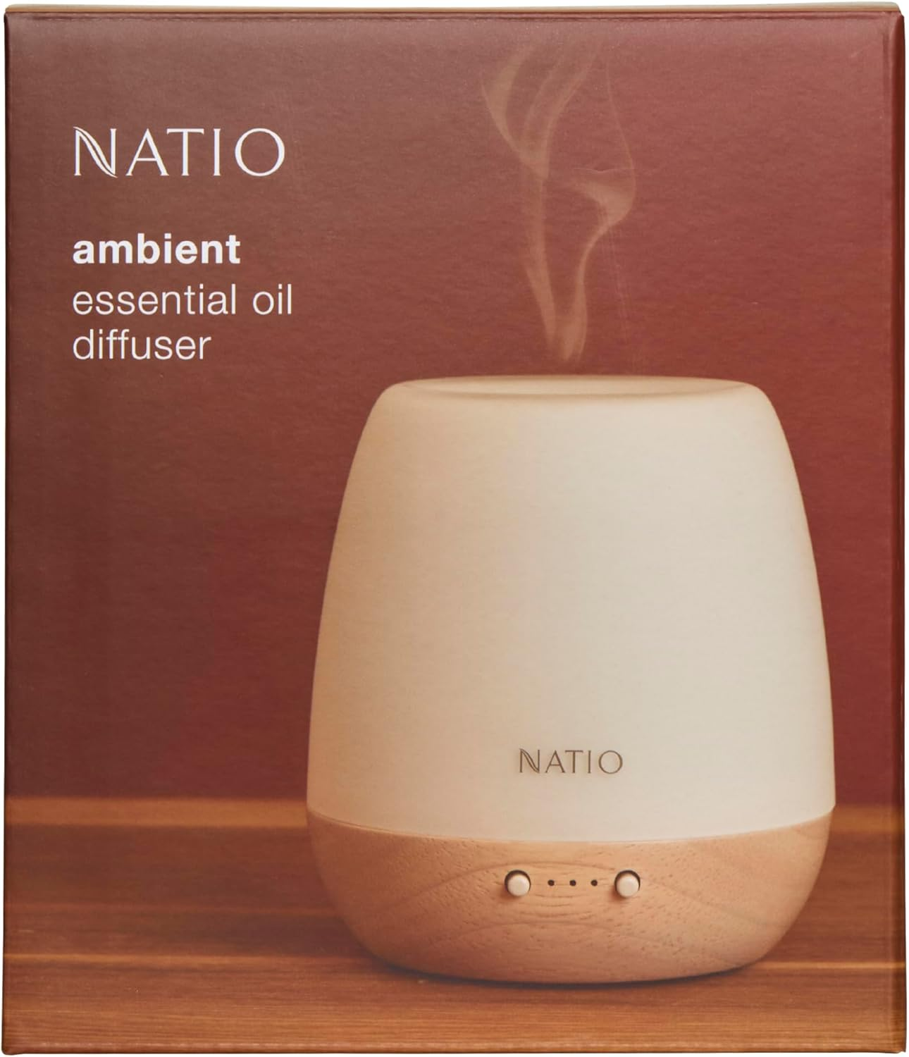 Natio Australia Ambient Essential Oil Diffuser - Deluxe Aromatherapy Diffuser - Quiet Whisper, Cool to the Touch & Ultrasonic Cool Mist image number 3