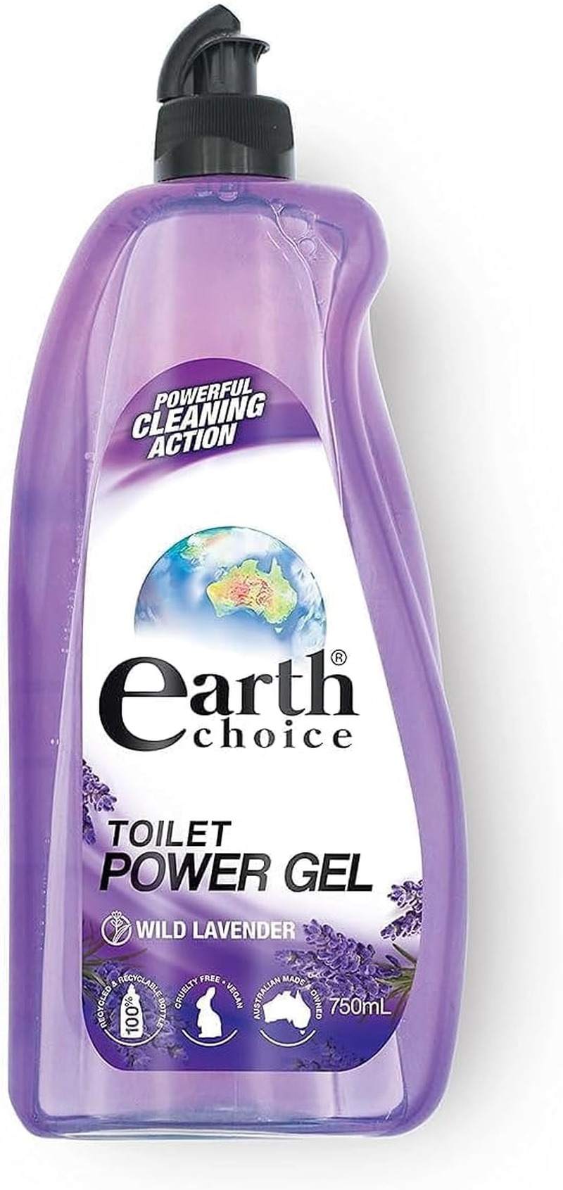 Earth Choice Lavender Toilet Cleaner Liquid 750 Ml image number 2