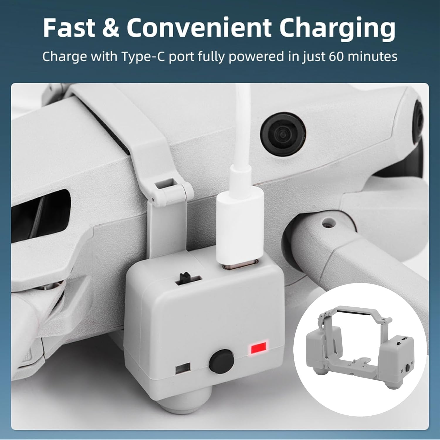 Drone Airdrop System for Mini 4 Pro Payload Release, 47G Drop Release Device Built in Soft Pad, Drone Thrower Airdrop Dropping System image number 2