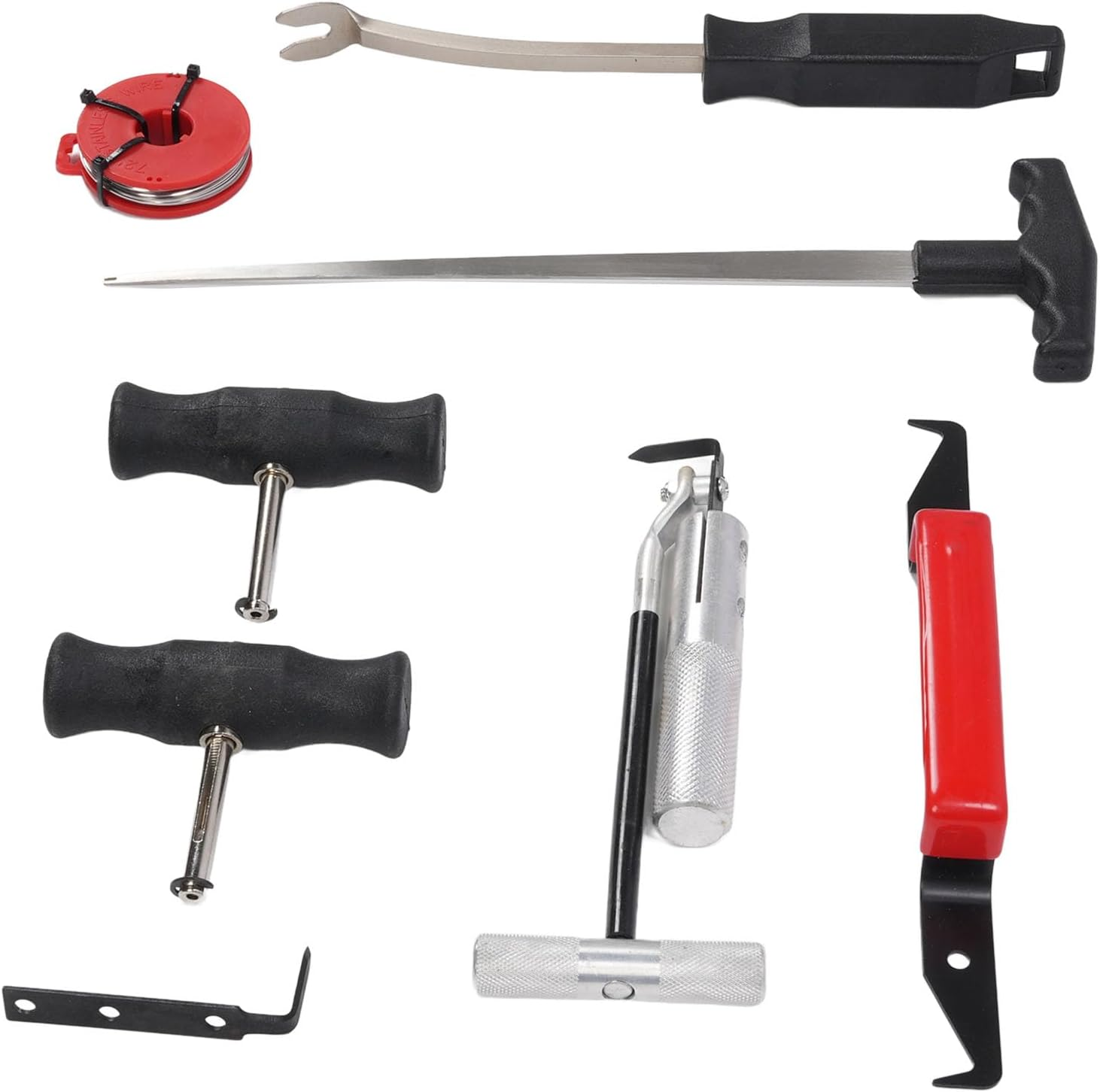 Pyhodi 8PCS Windshield Removal Tool Kit, Automotive Wind Glass Removal Hand Tool Car Windscreen Remover Set for Classic Vintage Car Windscreen Remover Set image number 4