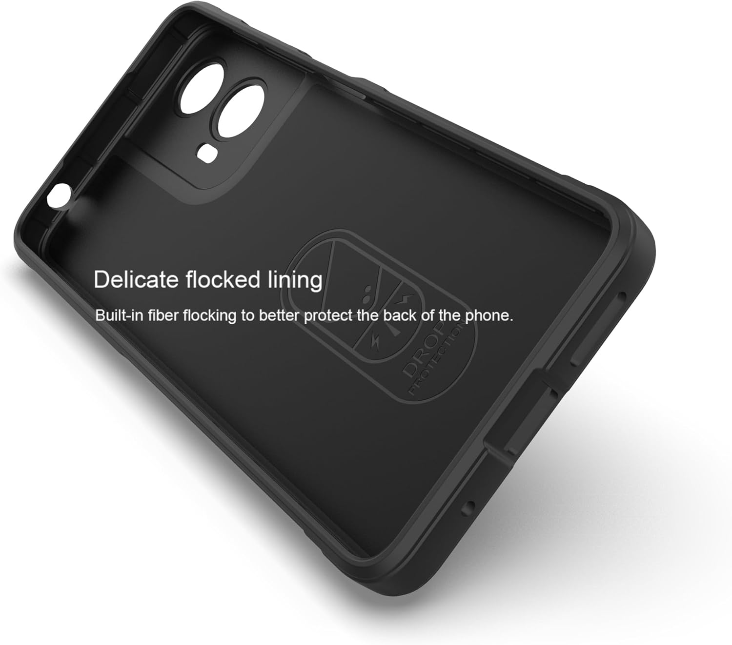 ESHUYI&reg; Liquid Silicone Case for Motorola Moto G24/Moto E14/G04/G04S with Antibacterial Protection and Scratch-Resistant Soft Microfibre Lining, All-Round Protection Shockproof Mobile Phone Case image number 1