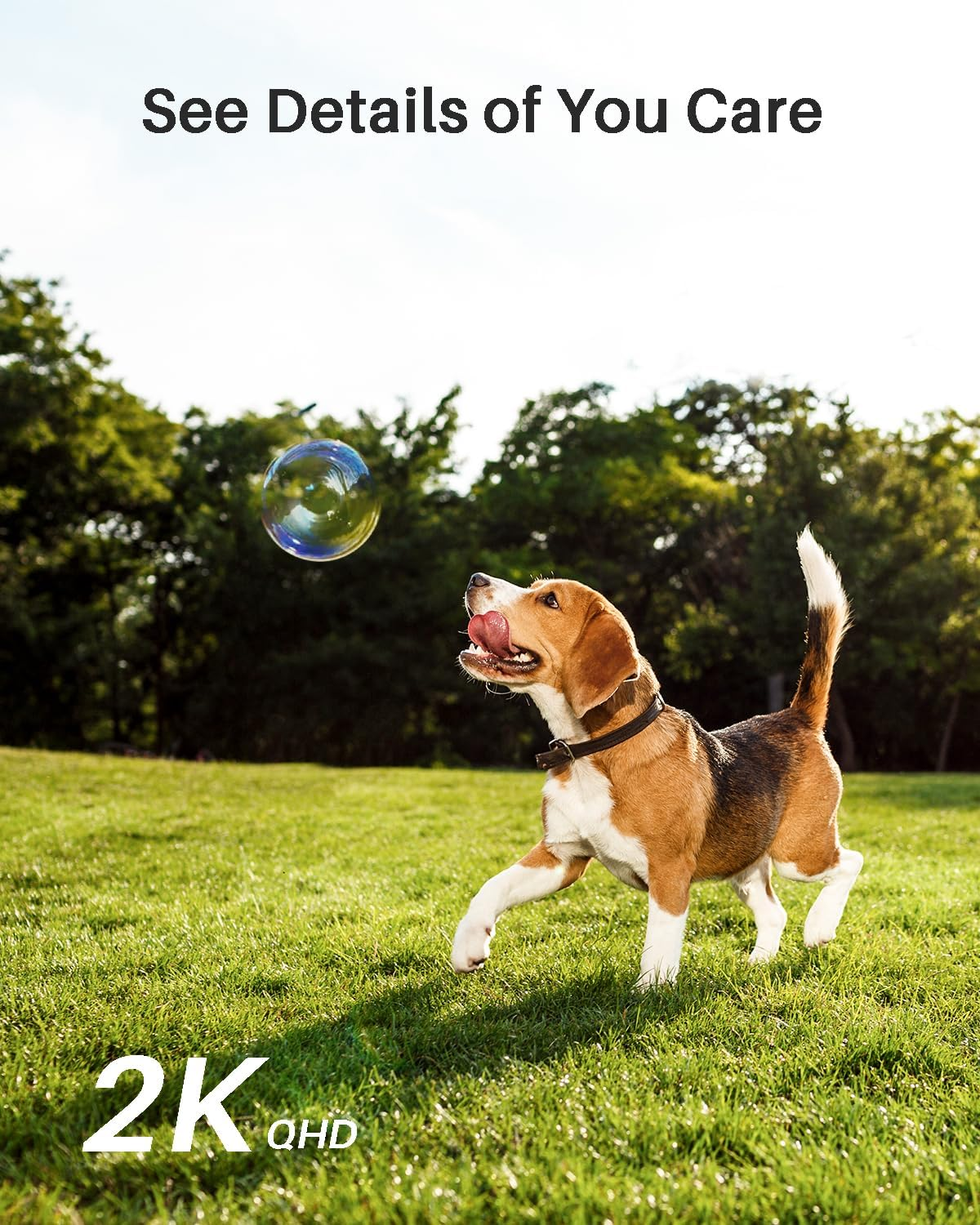 WUUK 2K Battery Operated Outdoor Security Camera Wireless, No Subscription, Wi-Fi Surveillance Home Security Camera System with Base Station, 32GB Free Local Storage, IP67, Compatible with Alexa image number 3