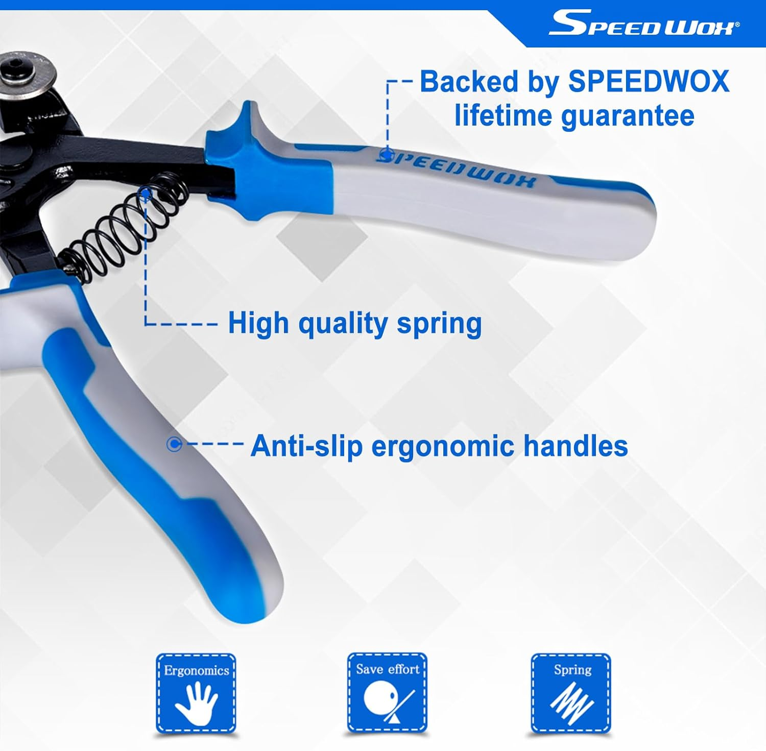 SPEEDWOX Glass Tile Nipper 8 Inches High Strength Tungsten Carbide Scoring Wheels for Quickly Cutting Porcelain Mosaic Ceramic Mirror Professional Glass Cutters Score Tile Working Tool Heavy Duty