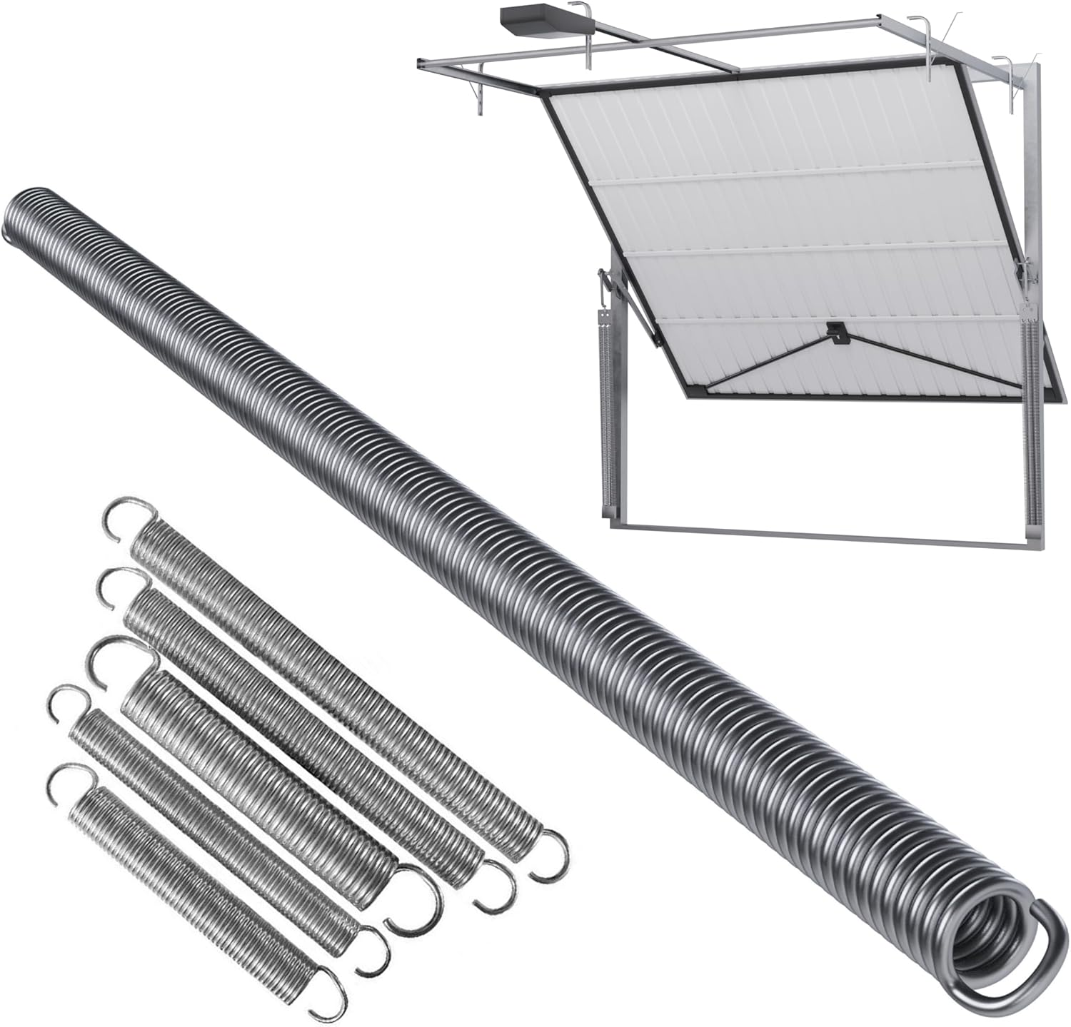 Universal Garage Door Spring Tension Spring Swing Door Tension Spring Galvanised Various Sizes (3/20/400 Mm #E08516) image number 5