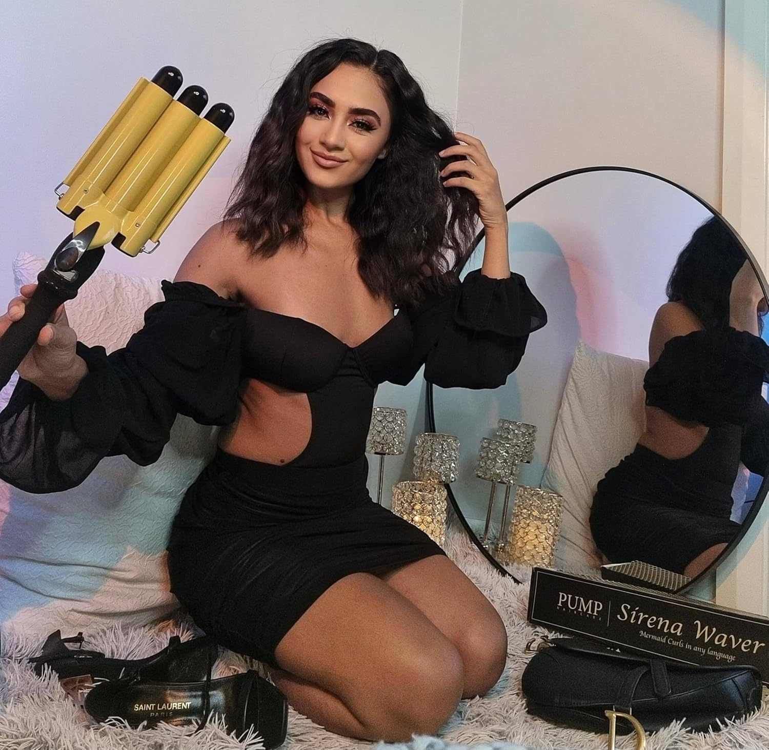 Sirena Hair Waver Wand for Mermaid Style - Pump Haircare image number 3