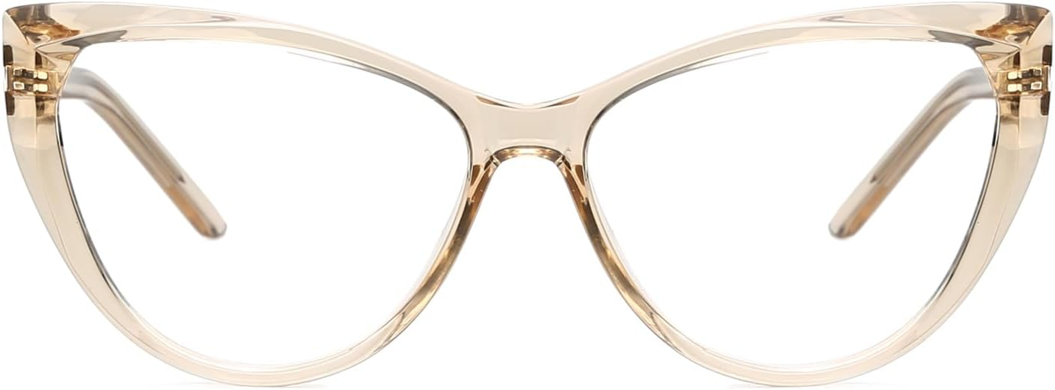 Blue Light Glasses Cateye Women Fake Eyeglasses anti Eye Strain Computer Glasses Clear Lens