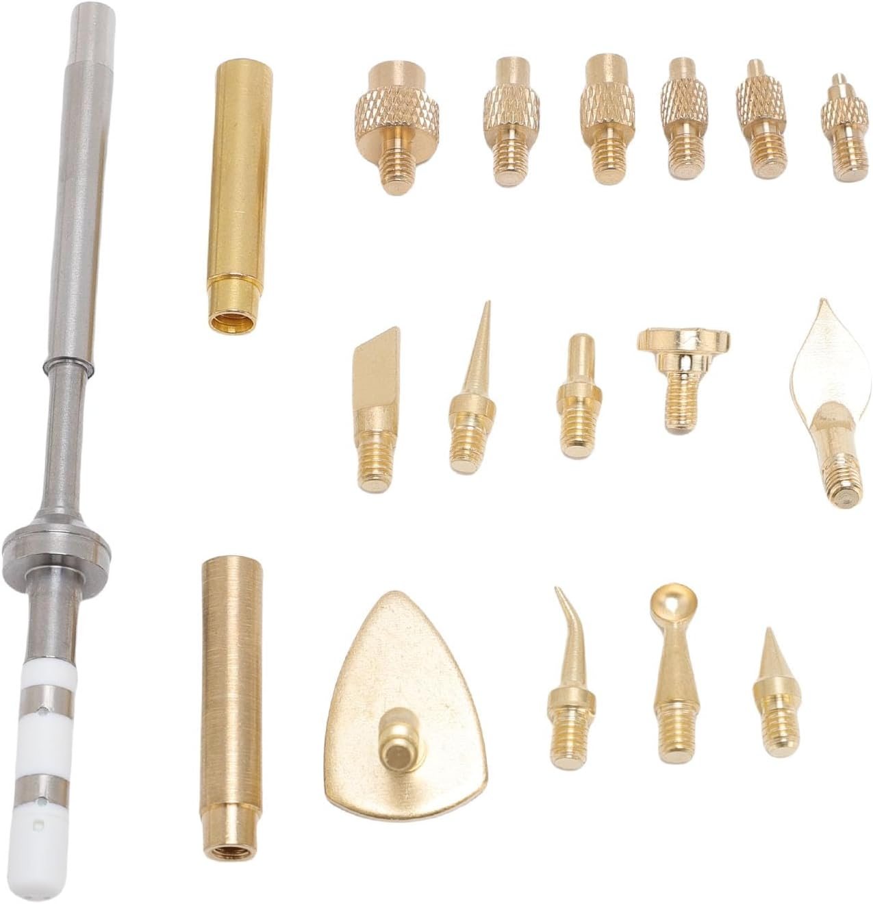 Heat Set Insert Tool with Brass Tips for M2/M3/M4/M5/M6(1/4)/M8-3D Printing Smoothing Finishing Kit image number 6