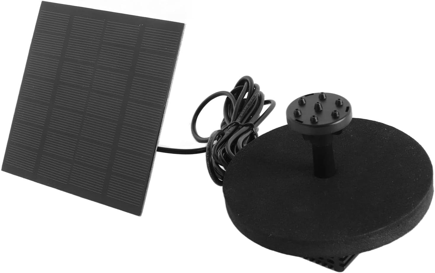 Zerodis Garden Recreation Pump Abs Small Fountain Kit for Bird Bath and Garden Decoration with 120Cm Lift for Lovers DIY Outdoor Solar Fountain image number 5