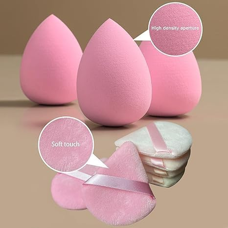 Makeup Sponges Set - Latex Free Blender Beauty Sponges for Liquid, Cream & Powder - Multi-Colored Foundation & Powder Applicators(14 Pack) image number 3