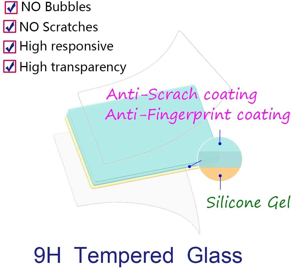 Screen Protector for Olympus TG-7 TG-6 TG-5 TG-4 TG7 Waterproof Camera Red Black, ULBTER TG6 TG5 TG4 Tempered Glass Screen Cover 0.3Mm 9H Hardness Anti-Scrach [3 Pack] image number 6